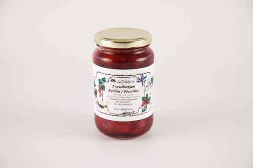 Aardbei-frambozenjam